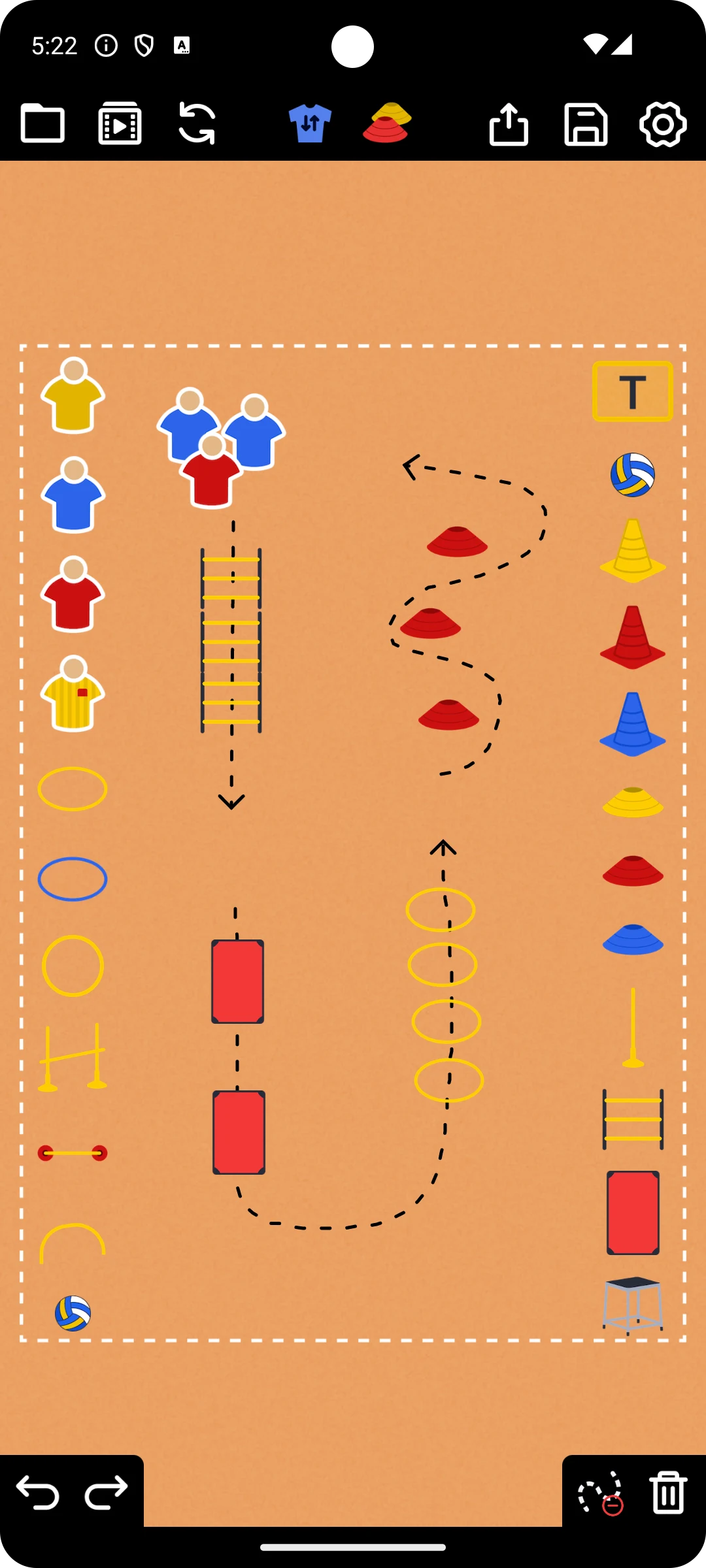 Coach Tactic Board: Volley screenshot