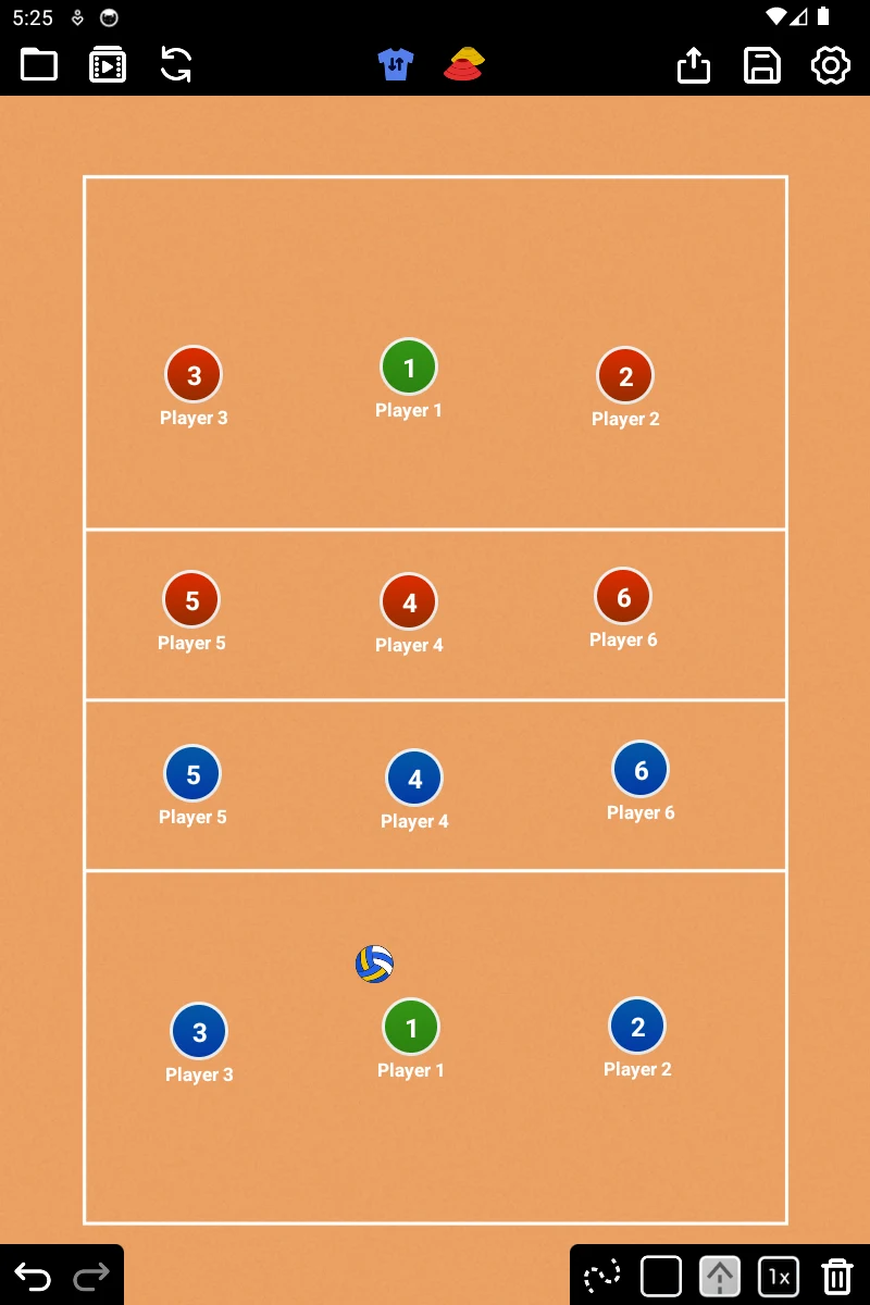 Coach Tactic Board: Volley screenshot