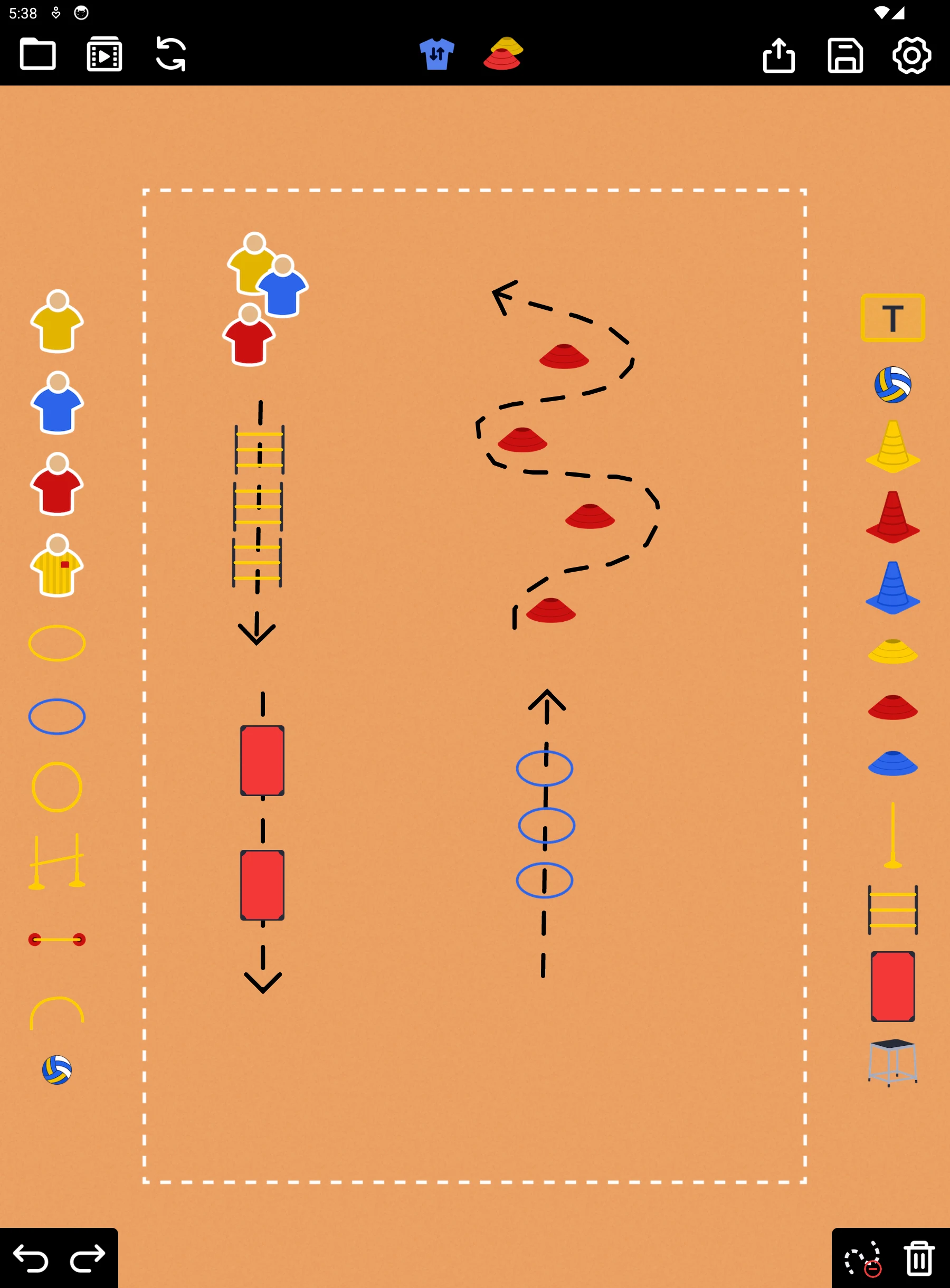 Coach Tactic Board: Volley screenshot