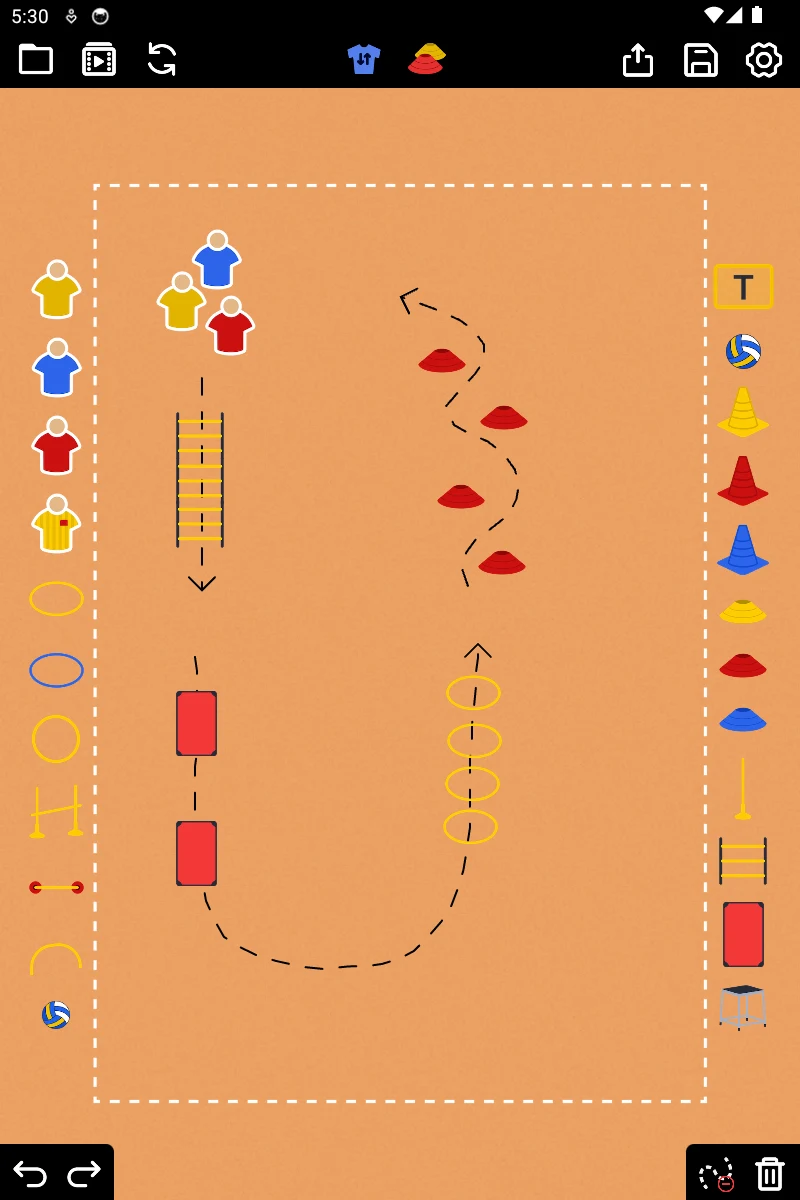 Coach Tactic Board: Volley screenshot